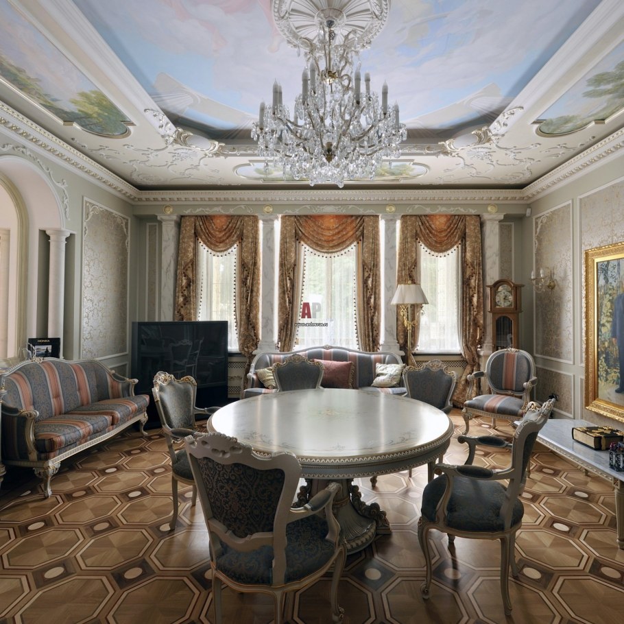 Гостиная в дворцовом стиле
