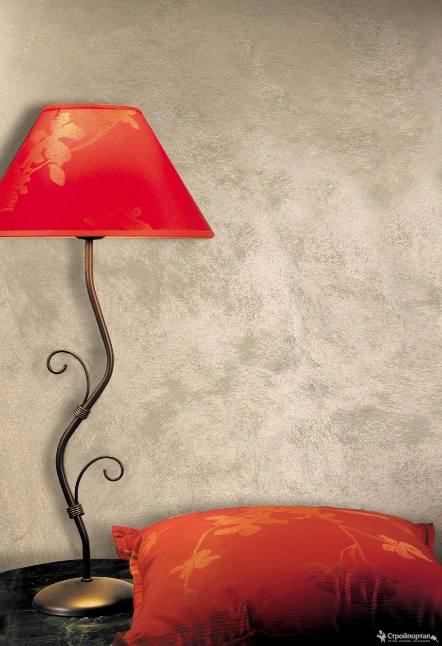 Космос на стене декоративная штукатурка