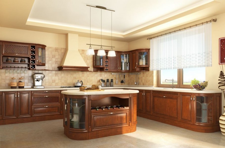 Кухня мебель большая