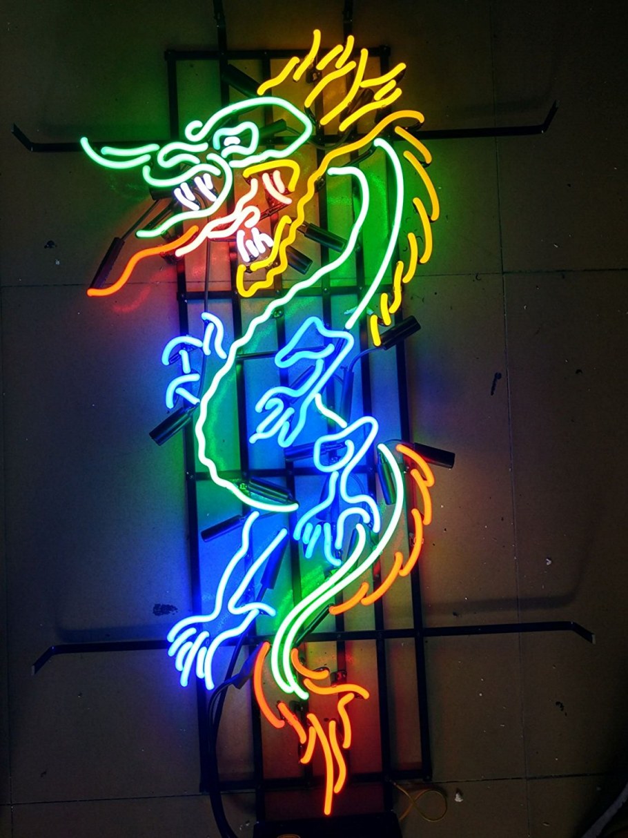 Неоновая вывеска кофе
