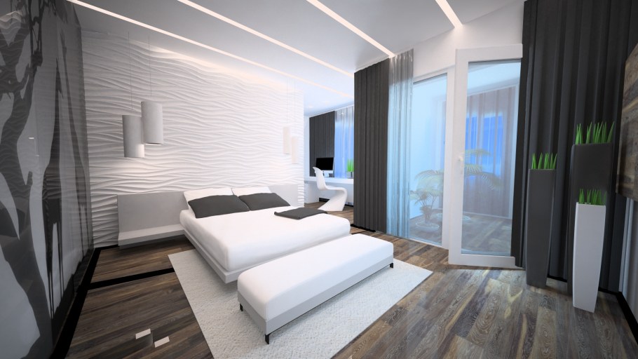 Гостиная в стиле Hi Tec