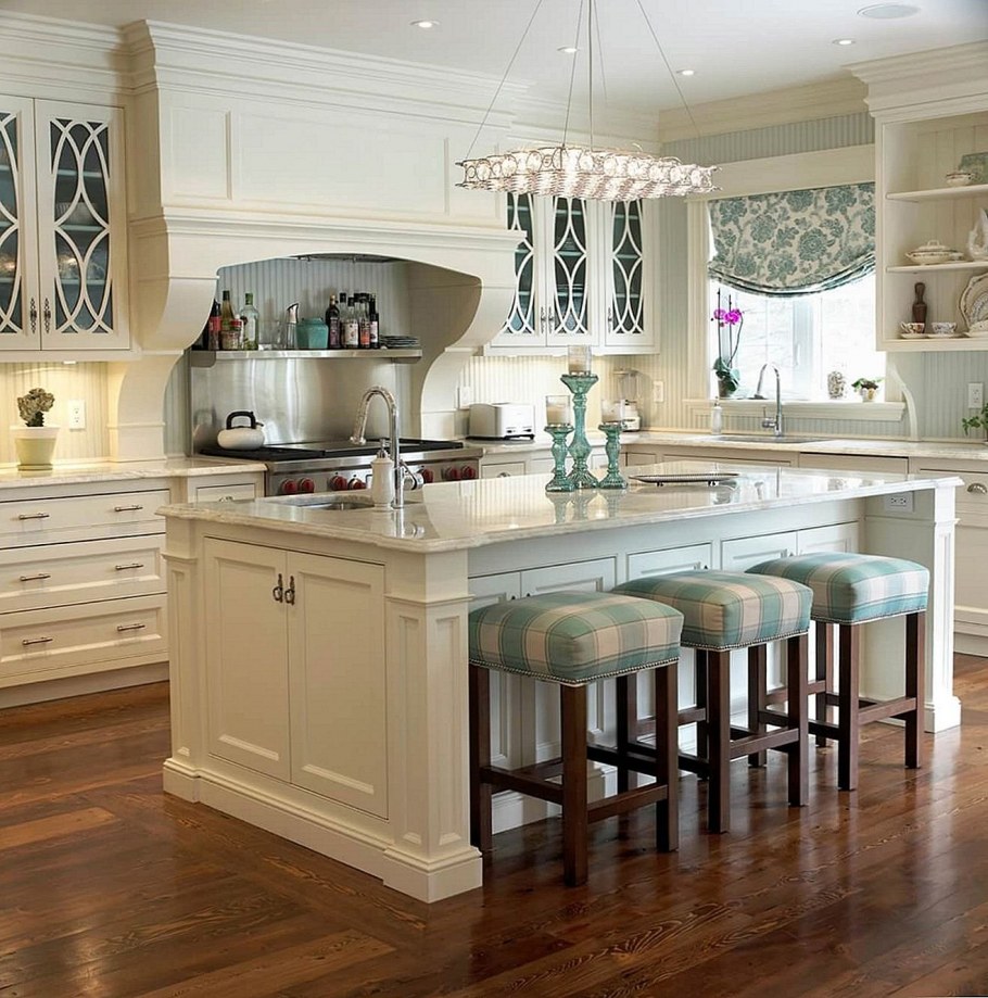Красивые кухни с островком