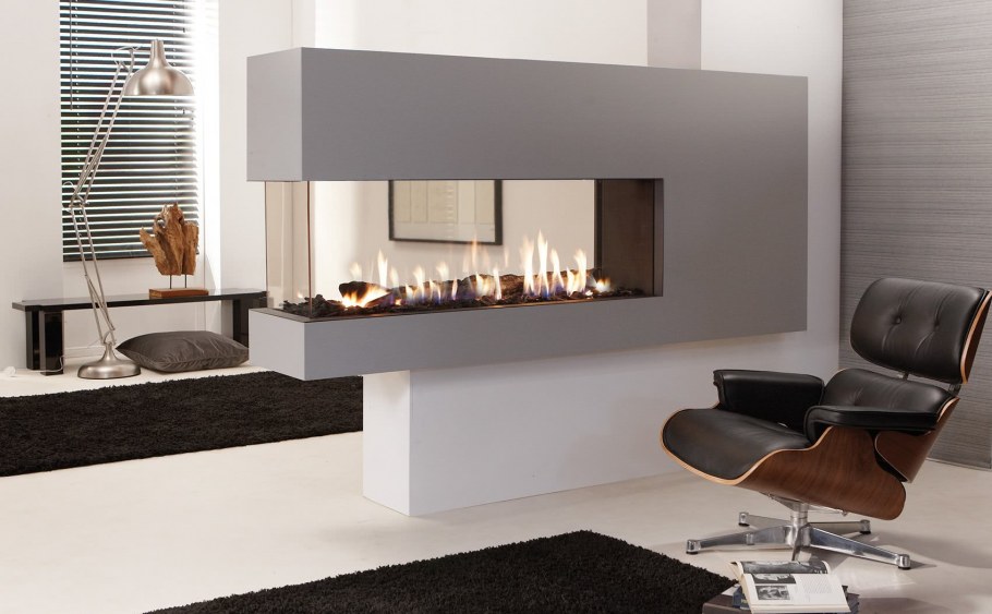 Камин в стиле Контемпорари