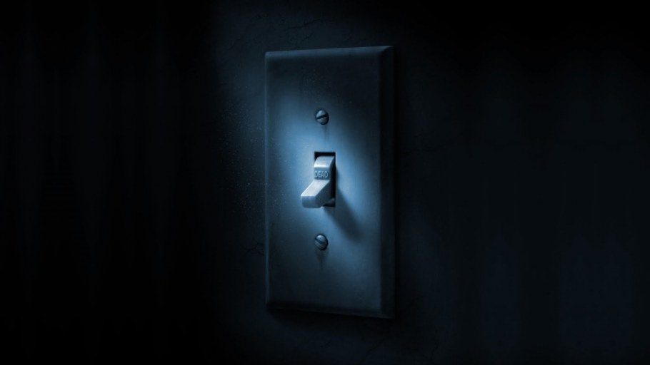 Стильная спальня ночью