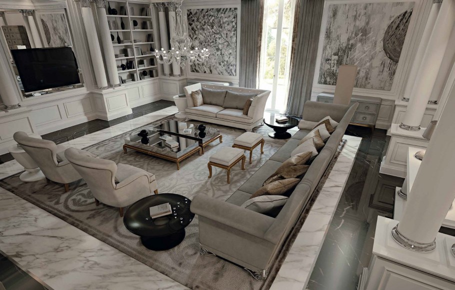 Интерьер Италии премиум класса