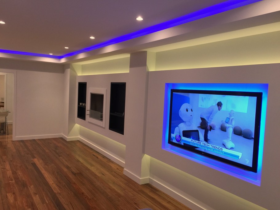 Декор светодиодной лентой