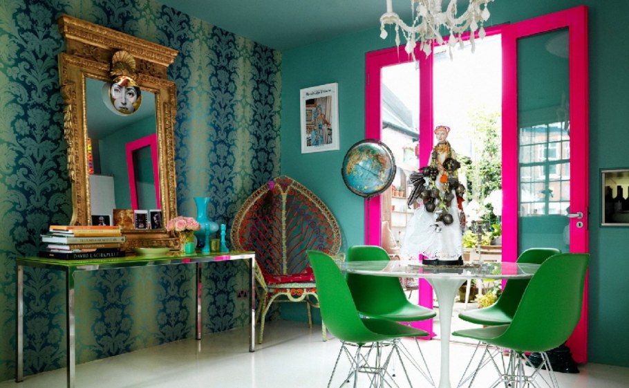 Яркие краски в интерьере