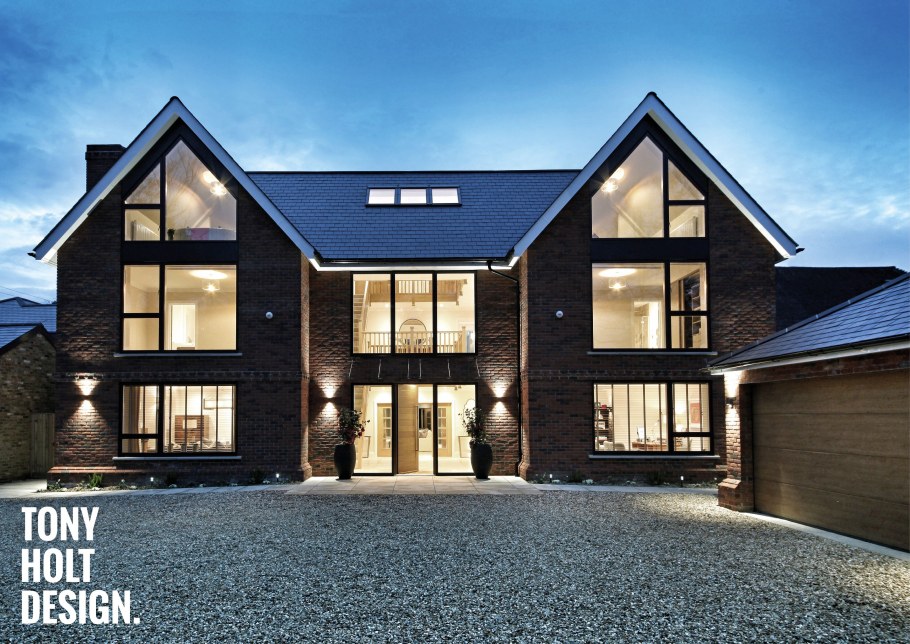 Загородный дом вид спереди