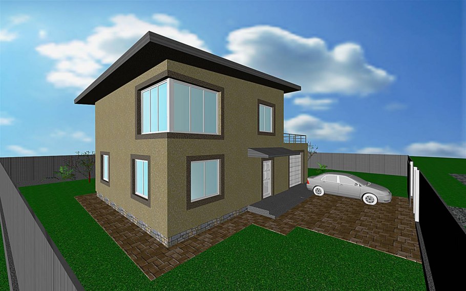 Перспектива коттеджа