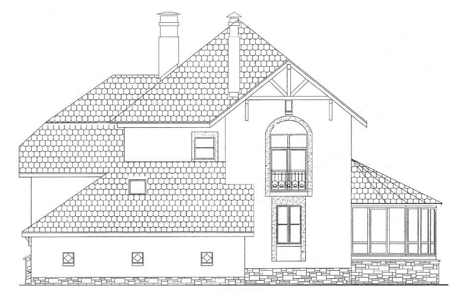 Фасад черчение