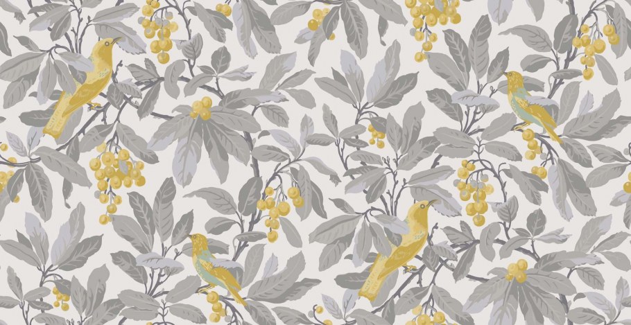 Бирюзово желтая спальня