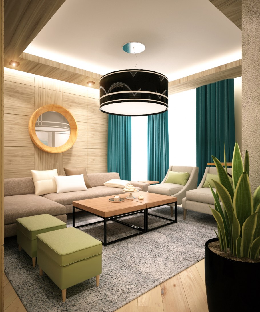 Дизайнерские решения для гостиной