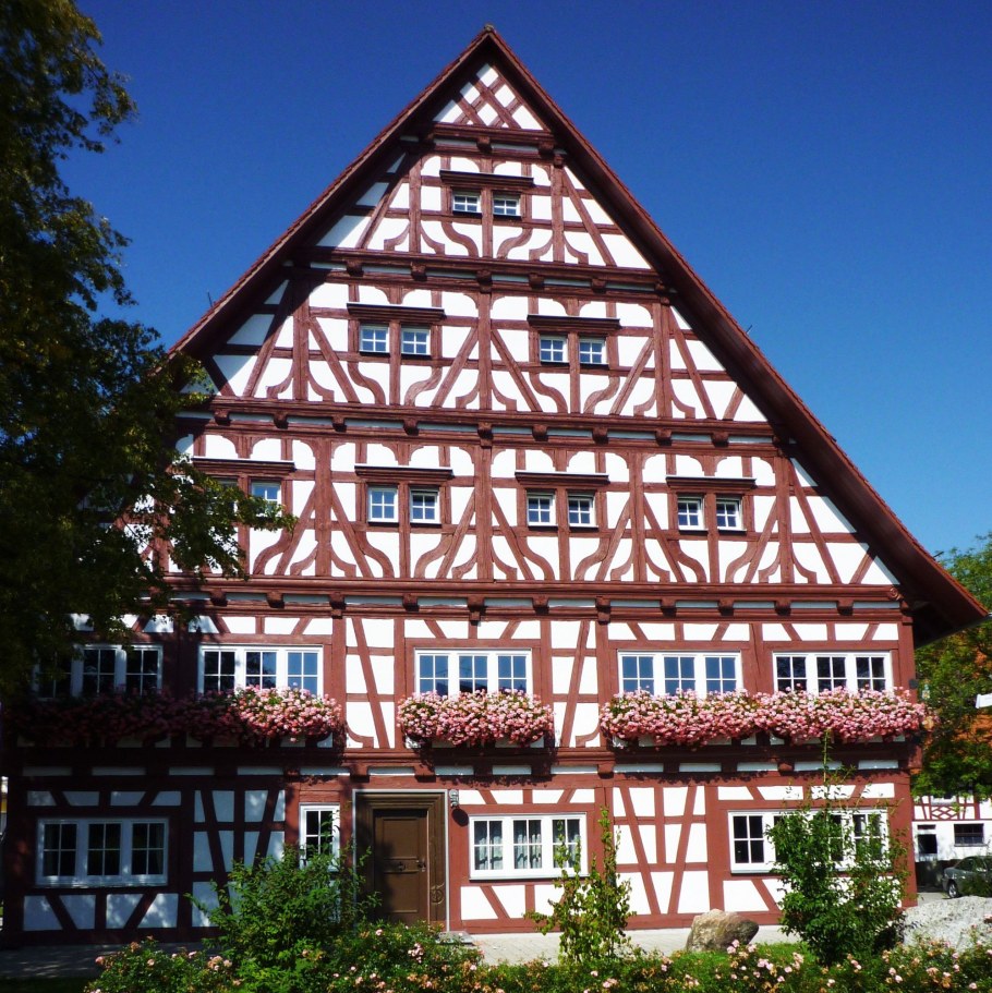 Фасады немецких домов в стиле фахверк