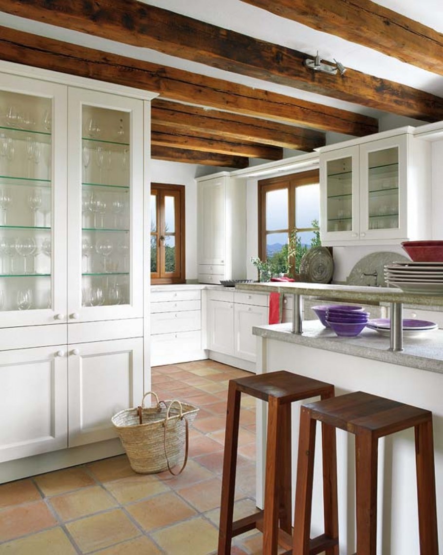 Балки на кухне