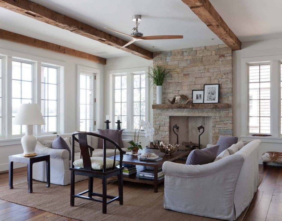 Фальшбалки в интерьере Прованс