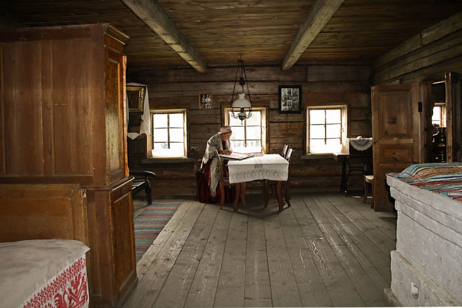 Комната в стиле викингов