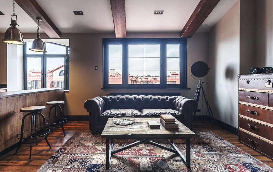Квартира в стиле лофт