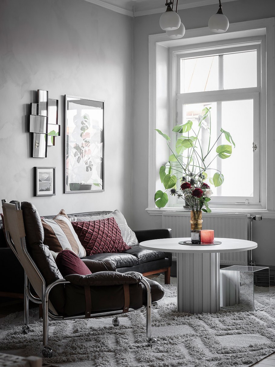 Холодный светло серый в интерьере