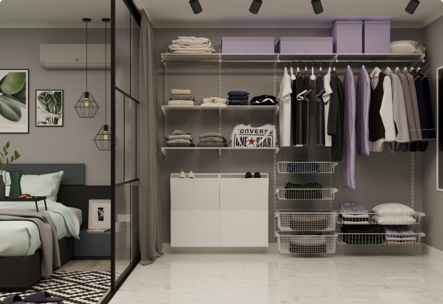 Гардеробная система Ларвидж в Леруа Мерлен