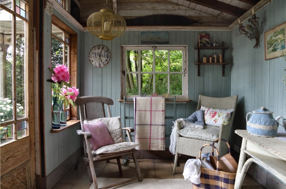 Дача в стиле Скандинавский шебби Шик