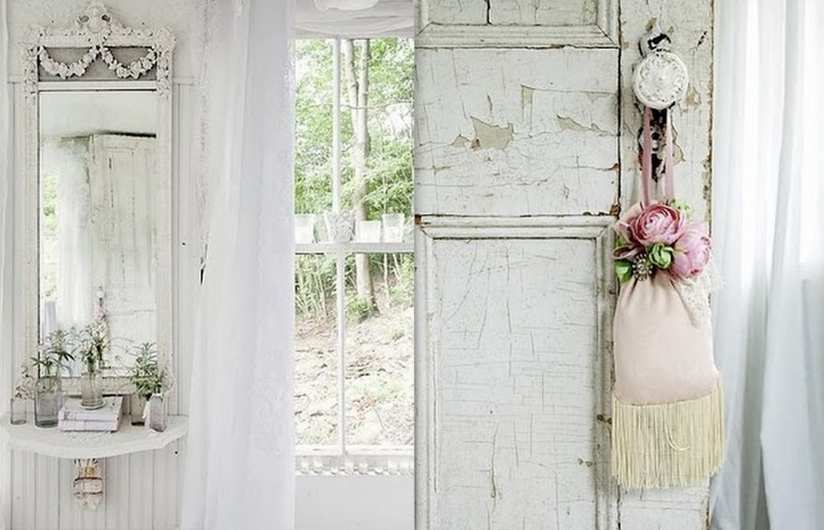 Декор сада в стиле шебби