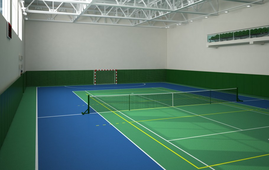 Отделочный материал для игровых спортивных залов