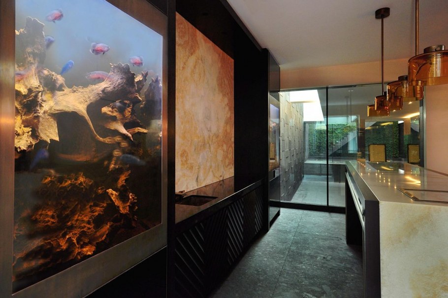 Аквариум в азиатском стиле