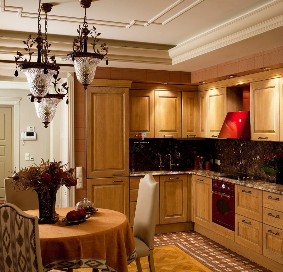 Неоклассицизм в интерьере кухни