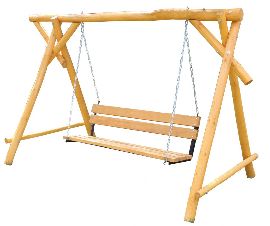 Садовая качель из труб Размеры