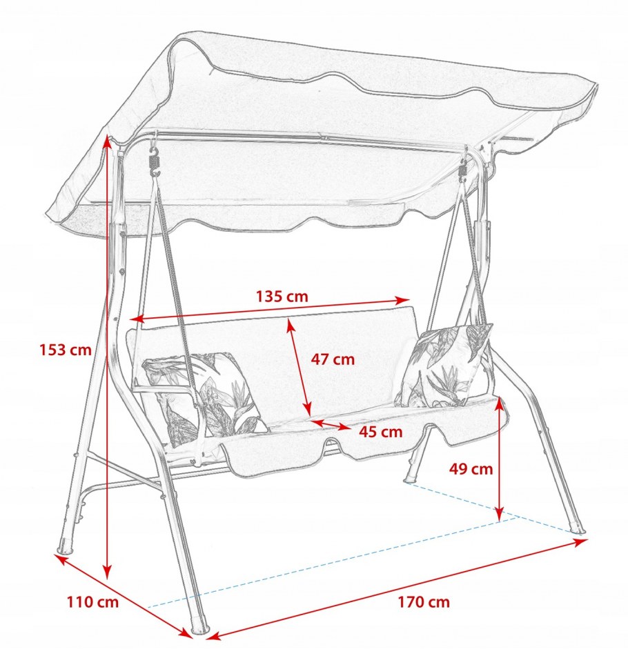 CDYX-054 качели садовые