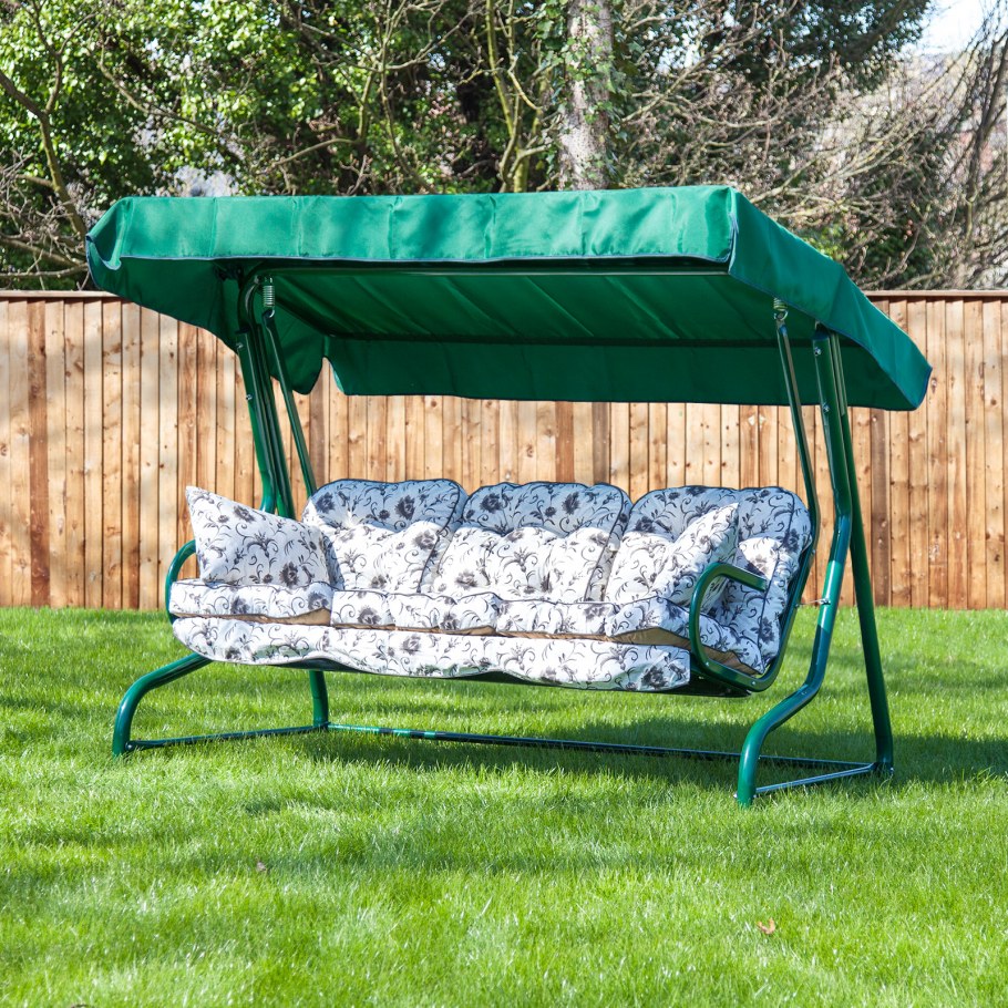 Двойные качели для дачи деревянные