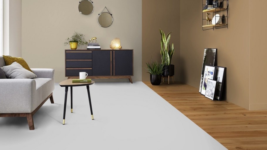 Белый ламинат в интерьере