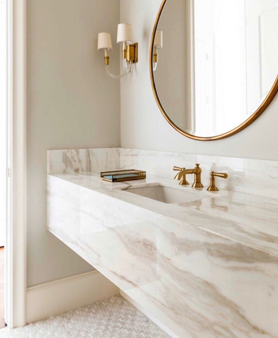 Ванные комнаты со столешницей