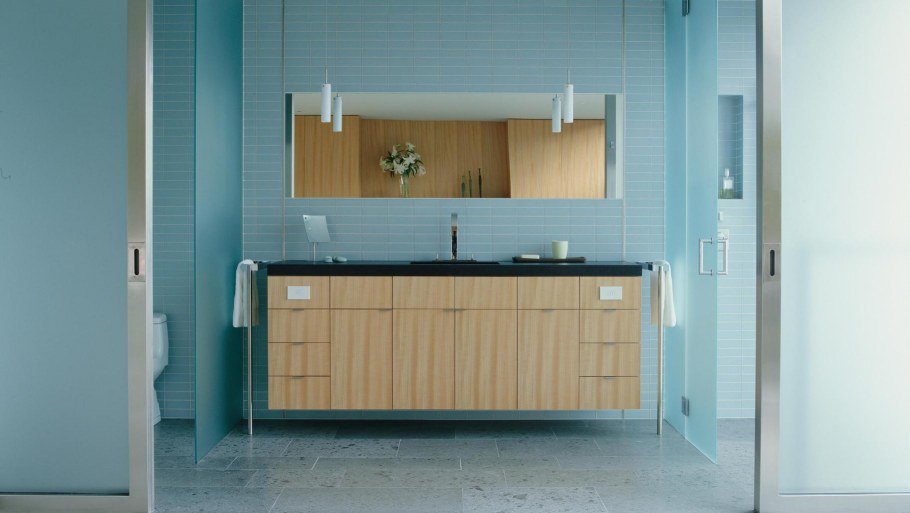 Однотонные Ванные комнаты