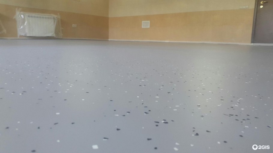 Наливной пол белый матовый