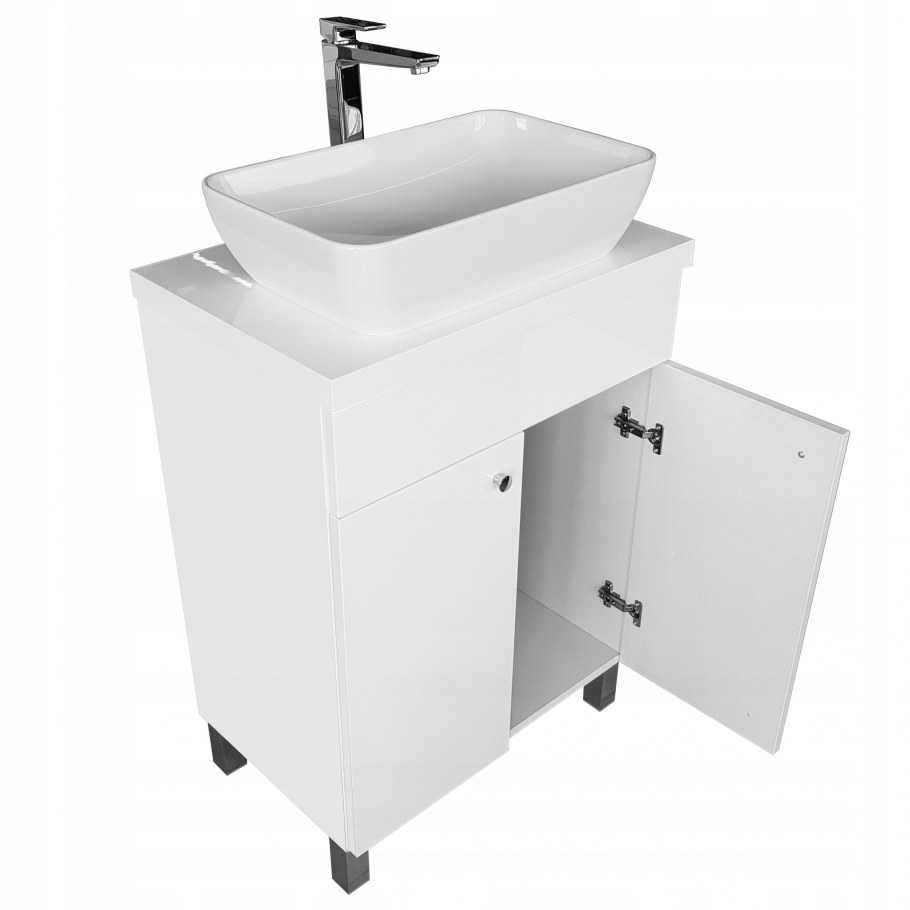 Тумба с раковиной «Cersanit» Moduo 60 со столешницей