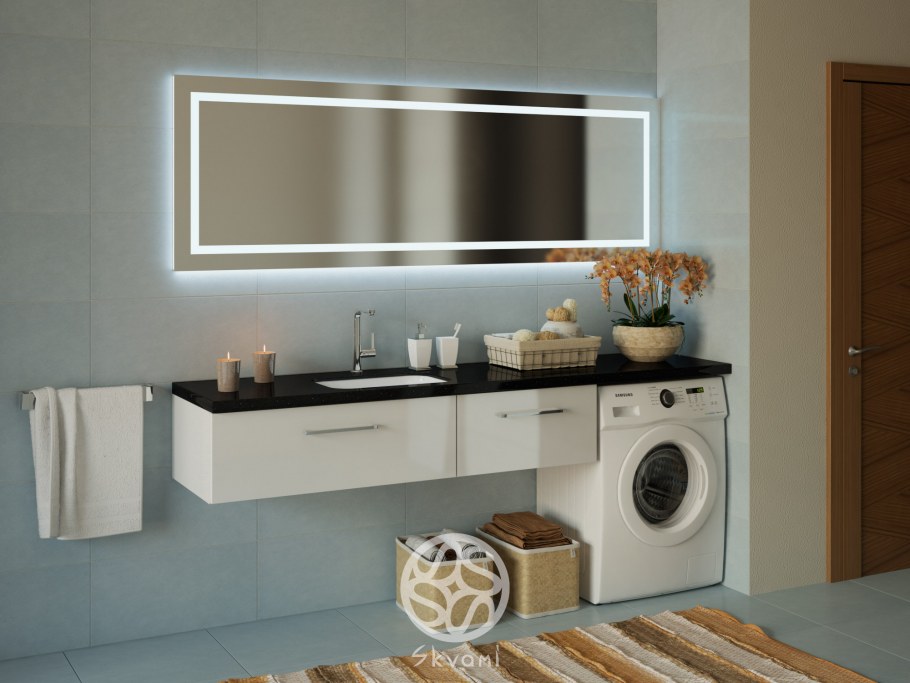 Гарнитур для ванной комнаты со столешницей