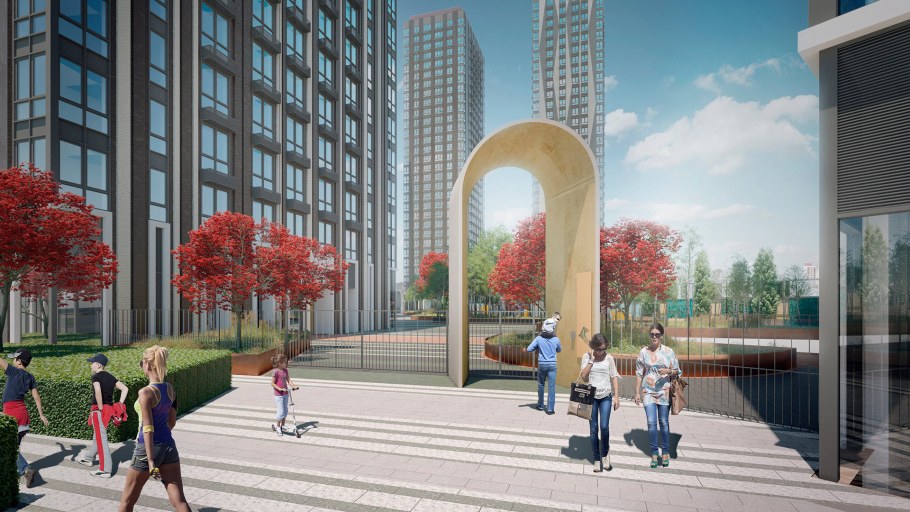 ЖК метрополия лобби