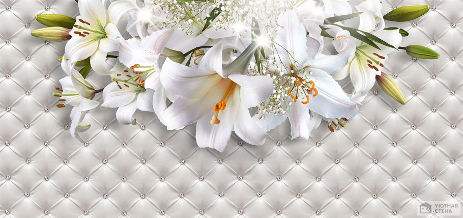 Фотообои белая Лилия