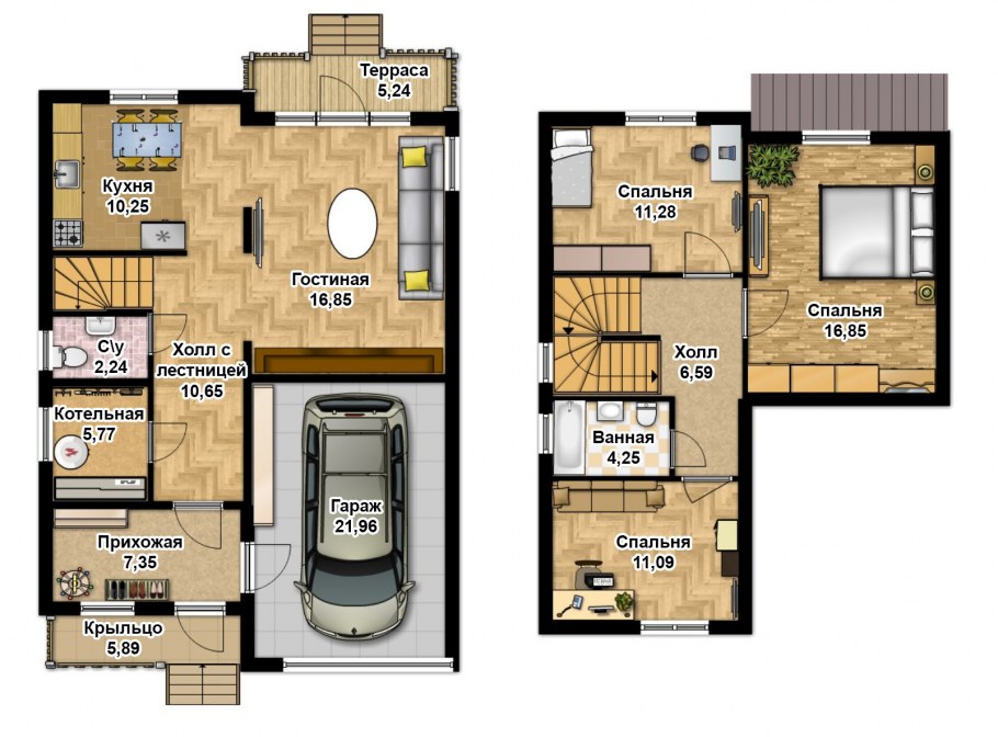 Экодолье Ассель планировка