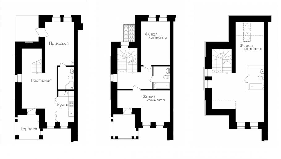 Таун Кембридж планировка 80 метров
