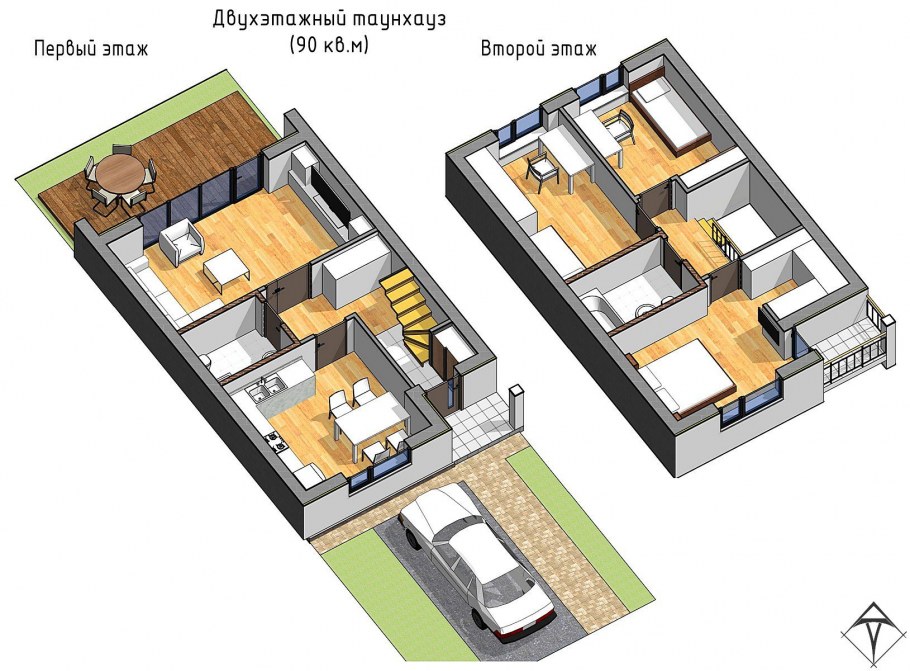 Таунхаус план