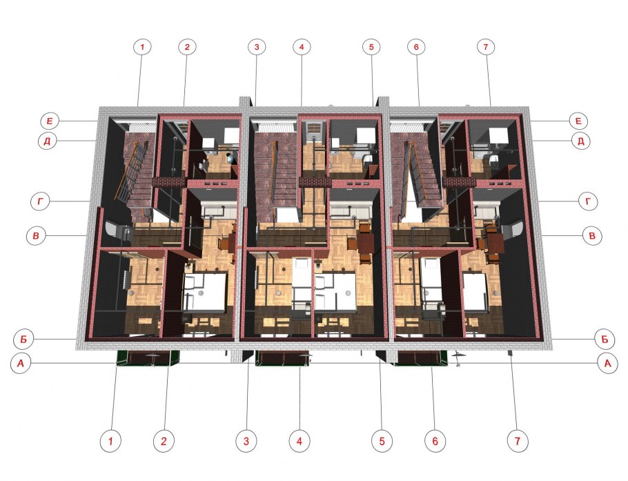 Таунхаус планировка
