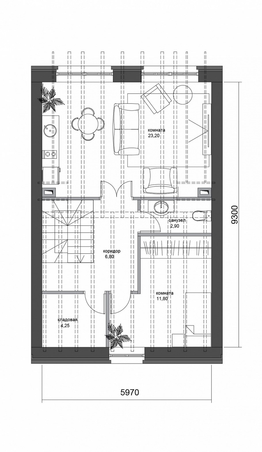 Планировки таунхаусы 100 метров