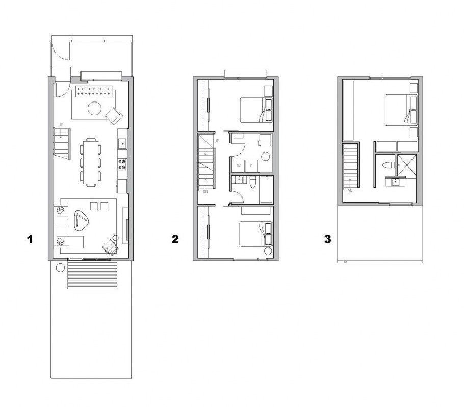 Маленький таунхаус планировка
