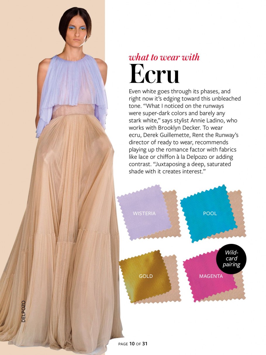 Цвет экрю сочетание