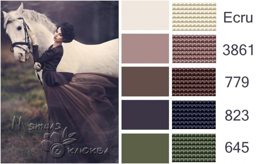 Сочетание цветов лошадь