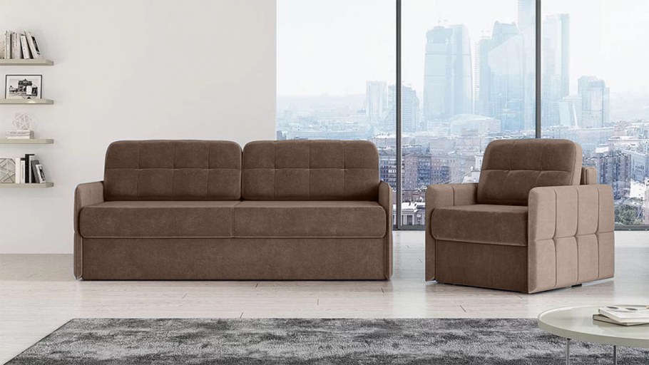 Диван на ножках в гостиную