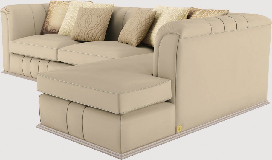 Диван модульный с широкими подлокотниками