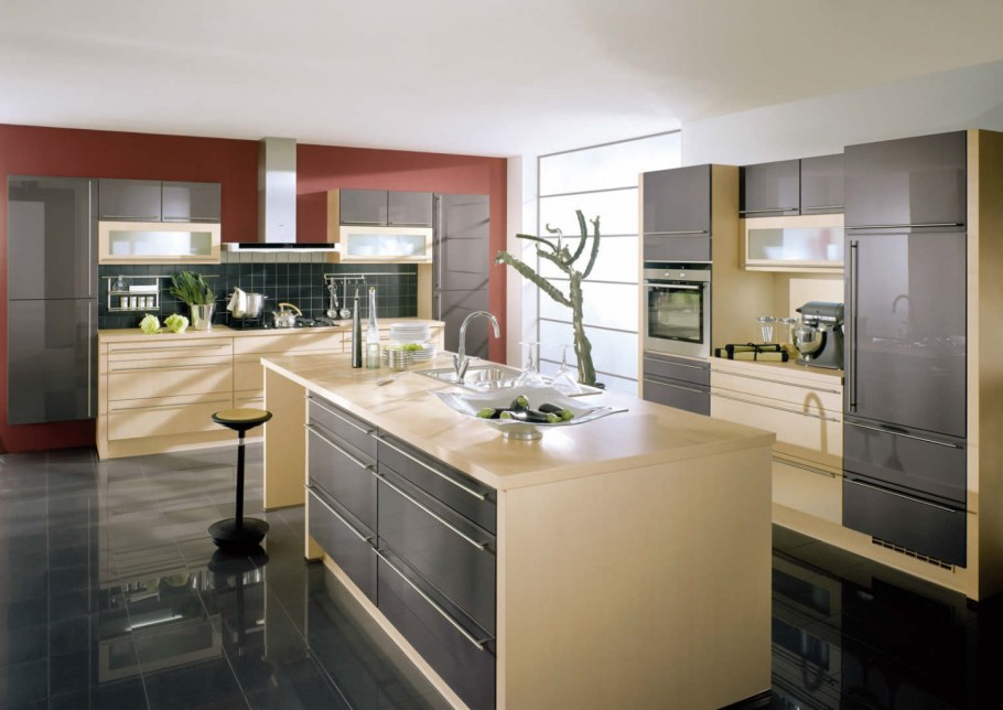 Кухни цвета антрацит в интерьере